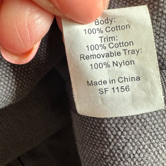 Lo & Sons Catalina Deluxe Large gray bag - Picture 9 of 13